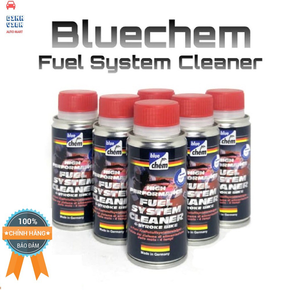{ SIÊU VỆ SINH } Dung dịch vệ sinh hệ thống nhiên liệu động cơ xăng XE MÁY (Fuel System Cleaner) Bluechem 50ml