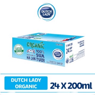 Sữa Tươi 100% Organic (Nhập khẩu từ Hà Lan) (200mlx24 hộp)