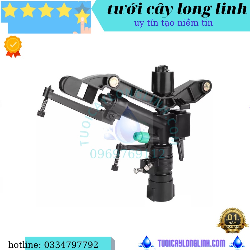 Béc Cánh Đập Ren 34Mm Chỉnh Góc Tưới Hàng Nhập