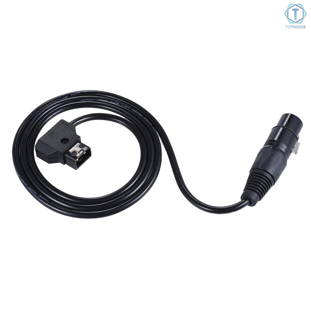 Dây Cáp Chuyển Đổi Te Andoer 100cm / 3.3ft D-tap Male Sang Xlr 4-pin Female Cho Máy Quay V-mount