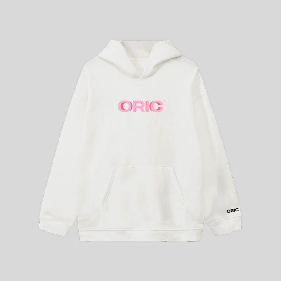 Áo Hoodie Nam Nữ Form Rộng Nỉ Mỏng In Chữ ORIC Spacest Studio, Hoodie Nam Nữ Có Mũ Unisex TV5014A