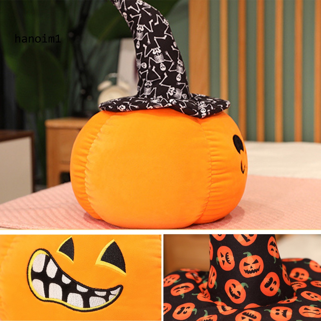 Gối Nhồi Bông Hình Quả Bí Ngô Trang Trí Halloween