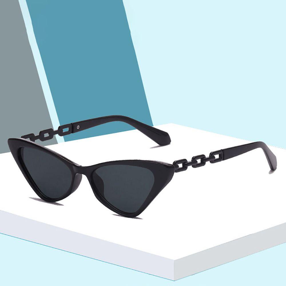 Kính Chống Bức Xạ WMES15H Gọng Kim Loại Phối Dây Xích Kim Loại Phong Cách Hàn Quốc Cổ Điển Thời Trang Cho Nam Và Nữ