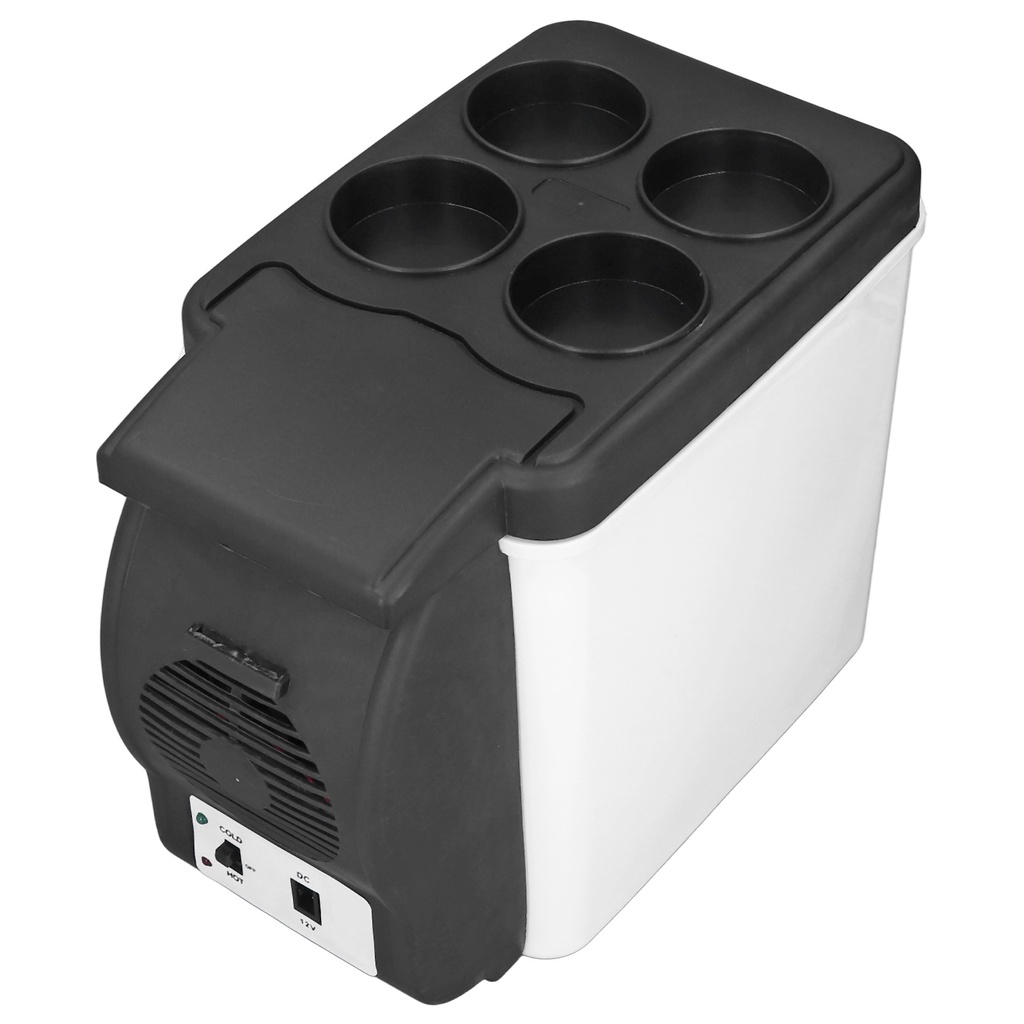 Có thể bán buôn Tủ lạnh ô tô 12V 37W Nóng kép 6L Độ ồn thấp Hộp thuốc di động mỹ phẩm cho thực Virgina056 Hàng giao ngay