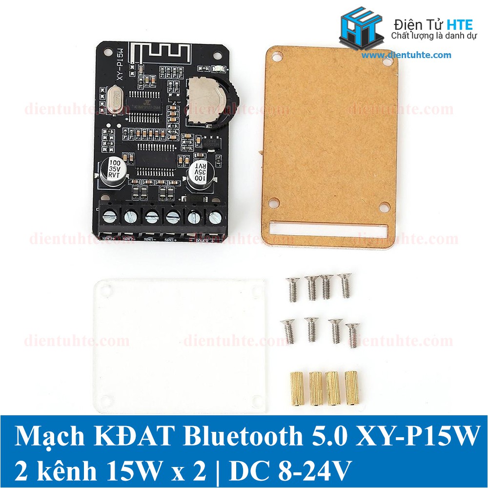 Mạch Khuếch đại âm thanh Bluetooth 5.0 XY-P15W [HTE Quy Nhơn CN2]