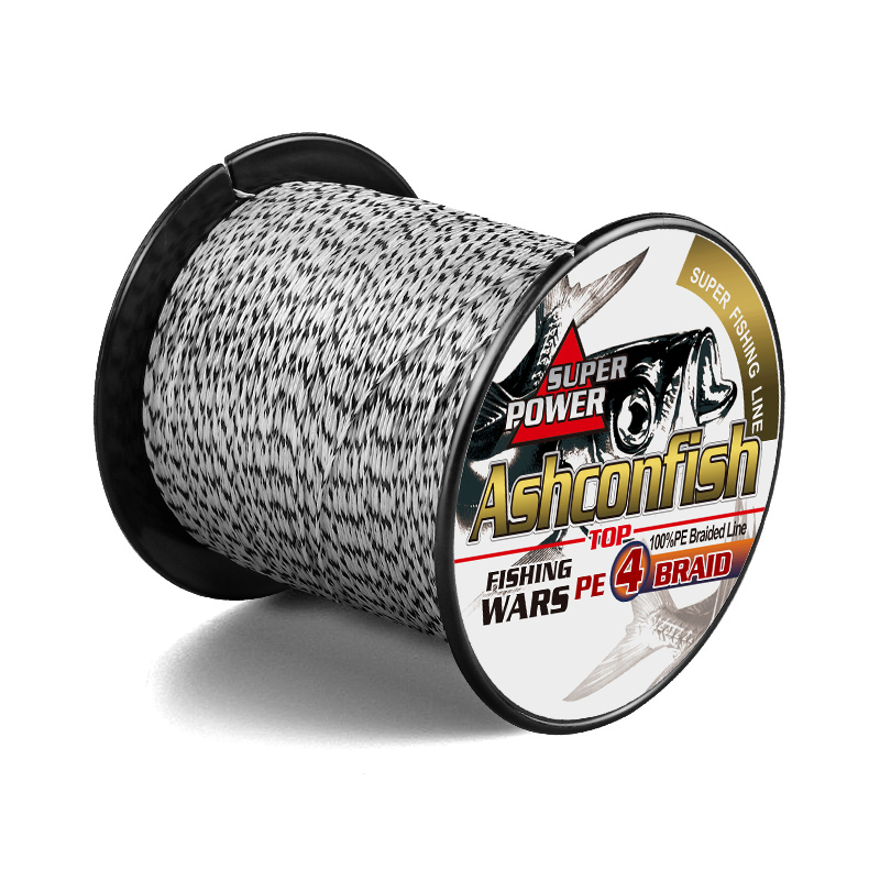 Cuộn Dây Câu Cá Bện 4 Sợi Ashconfish 300M