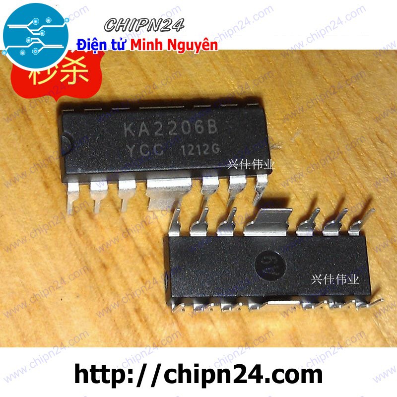 [2 CON] IC KA2206 DIP-14 (KA2206B 2206)