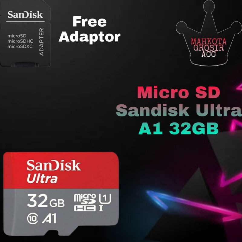 Thẻ Nhớ Micro Sd Sandisk Ultra A1 32gb