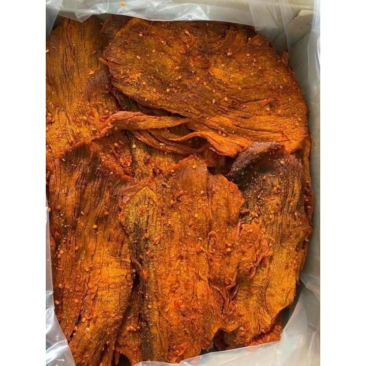 Khô Bò Miếng loại ngon  ăn vặt  ngon khô nhà làm - PET 300GRAM