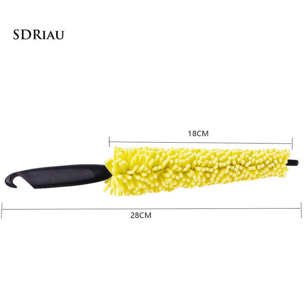 Cọ bọt biển lau chùi bánh xe hơi có tay cầm siêu tiện lợi