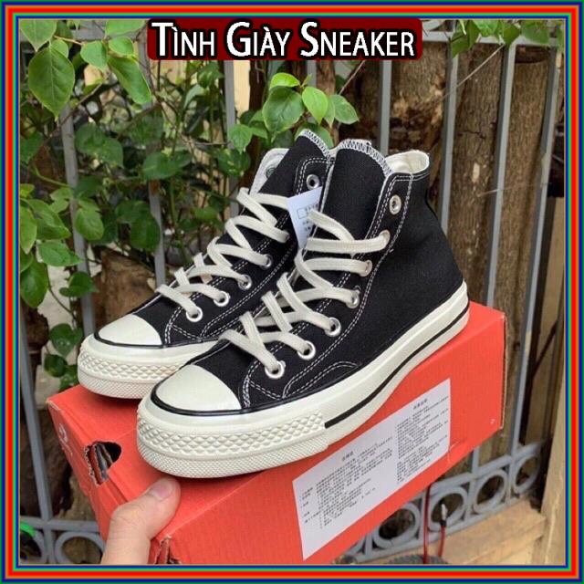 Giày CV Đen cao cổ thấp cổ ⚡️𝐅𝐑𝐄𝐄 𝐒𝐇𝐈𝐏⚡️ Giày CV cổ điển siêu hot nam nữ tặng full box bill -Tình Sneaker