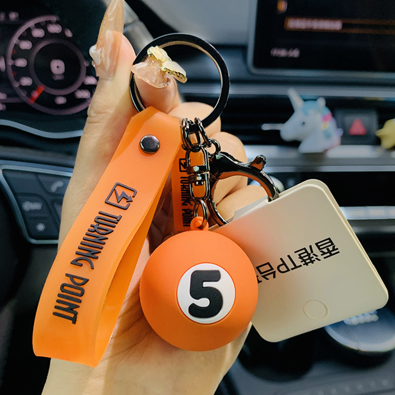 Móc Khóa Hình Bida Thời Trang Sáng Tạo