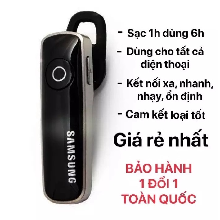 TAI NGHE KO DÂY BLUETOOH DÒNG SAMSUNG CHẤT LƯỢNG TỐT -KẾT NỐI DỄ DÀNG CHO TẤT CẢ CÁC DÒNG ĐIỆN THOẠI