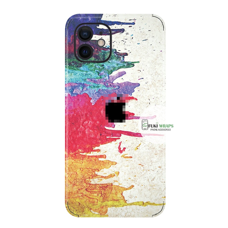 Tấm dán Skin Mặt Sau Nghệ Thuật FULL VIỀN Dành Cho 13prm , 12prm , 11prm , x ,xsm, 7p , ip11 , ip12 , ip13 - FukiShop