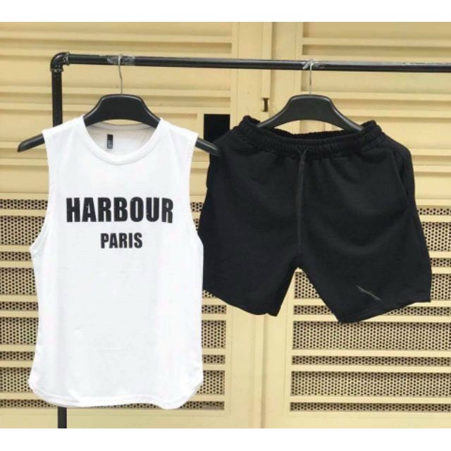 BỘ BA LỖ THỂ THAO PARIS VẢI THUN LẠNH SIÊU MÁT TẬP GYM, SET BỘ ĐÙI NAM VÀ ÁO THUN BA LỖ CAO CẤP CỰC CHẤT 1KENZ