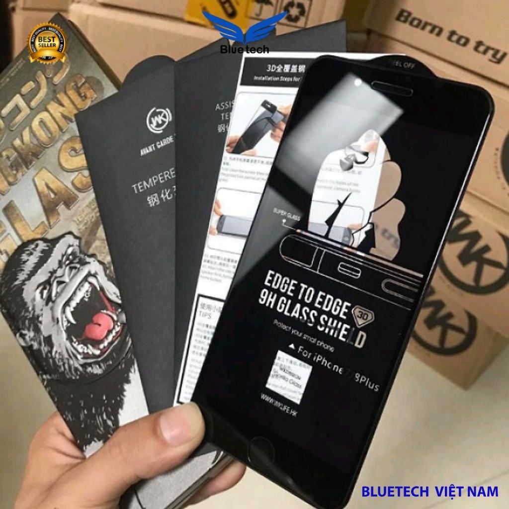 Kính cường lực cao cấp, Kính cường lực KingKong Full màn hình cho ip 7 - 14ProMax - Bluetech