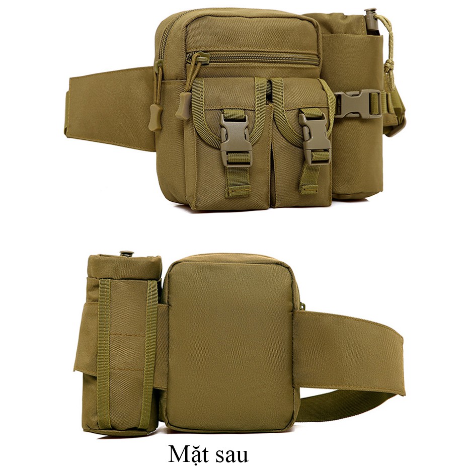 Túi đeo bụng có túi để bình nước thời trang Tactical CW2021