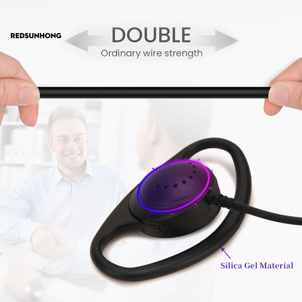 Tai Nghe Có Dây RSH.z 1.2m Giắc Cắm 3.5mm Theo Dõi Giọng Nói Chuyên Dụng