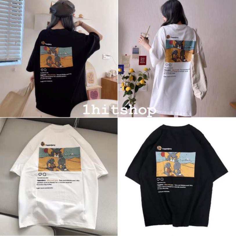 Áo Thun MÈO &amp; CHUỘT Unisex