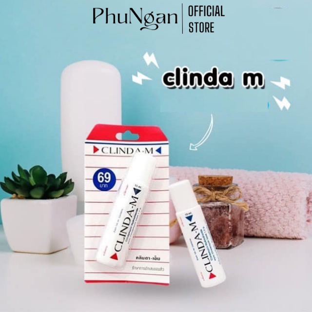 (Chấm mụn) Tinh chất giảm mụn Clinda-M Thái Lan 15ml