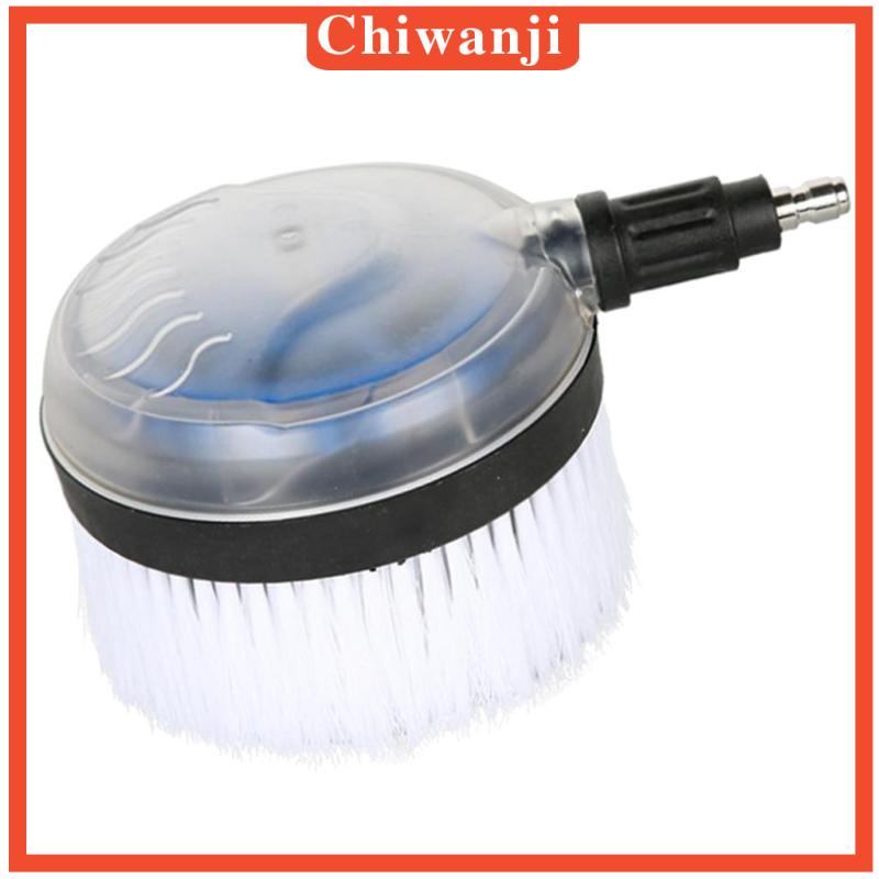 Bàn chải tròn xoay tự động lông cứng với đầu nối nhanh 1/4  cho lau xe hơi