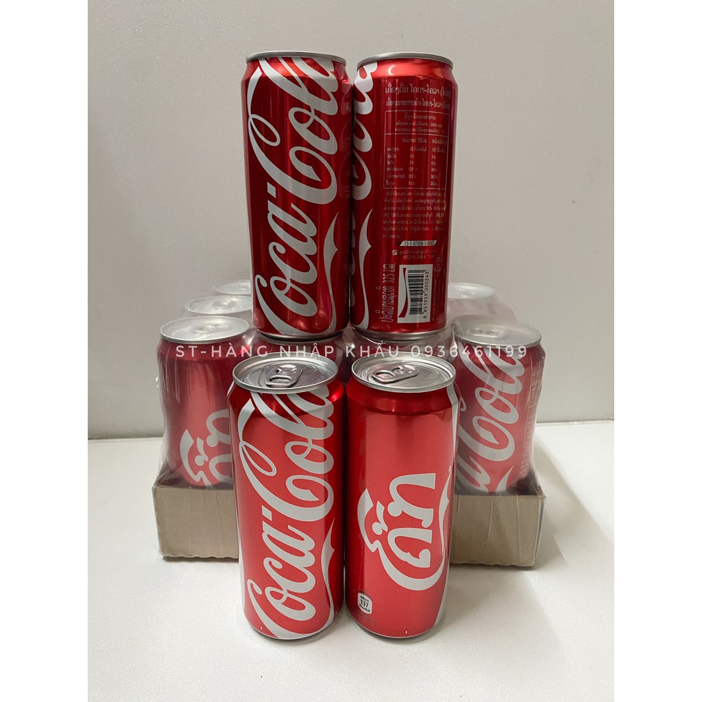 Nước ngọt Coca Cola Thái Lan lốc 12 lon 325ml siêu ngon