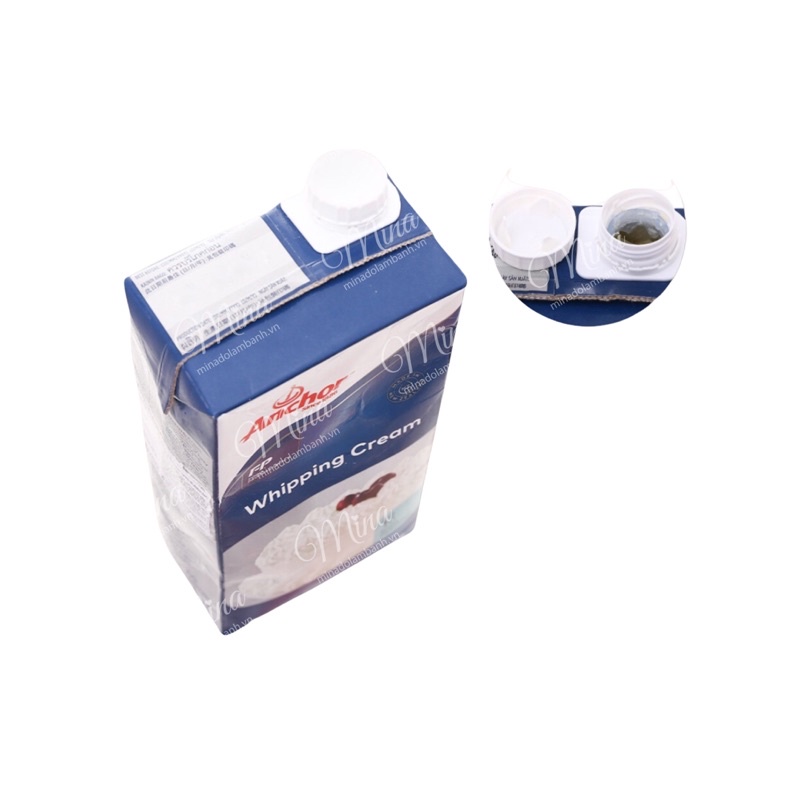 Kem sữa tươi Whipping Cream Anchor 1L - [Chỉ ship Hoả Tốc Hà Nội]