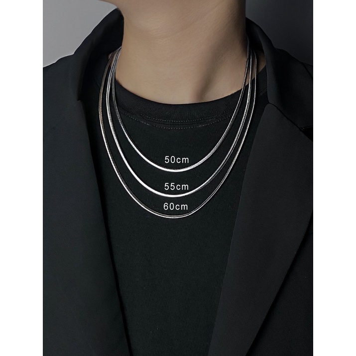 Vòng Cổ Clash Màu Bạc - Dây Chuyền Titan Chất Lượng Cao Không Gỉ - Kuu Studio - Vòng Cổ Clash