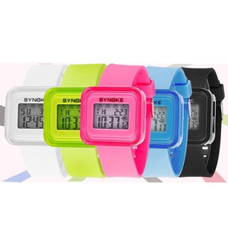 Đồng Hồ Điện Tử Đèn Led Dây Silicone Cho Bé Trai Bé Gái