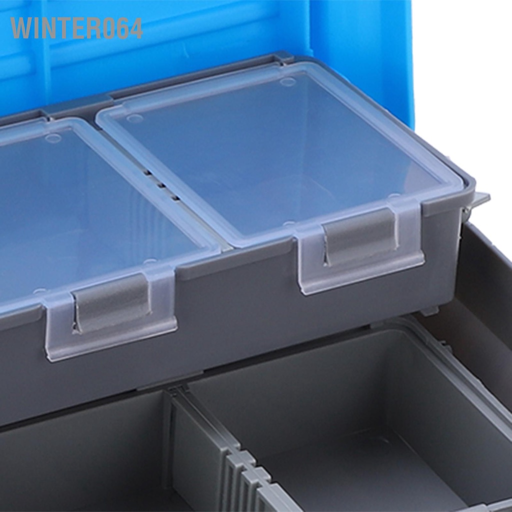 Hộp đựng đồ câu cá nghề ba lớp ABS di động với tay cầm tiện dụng Winter064