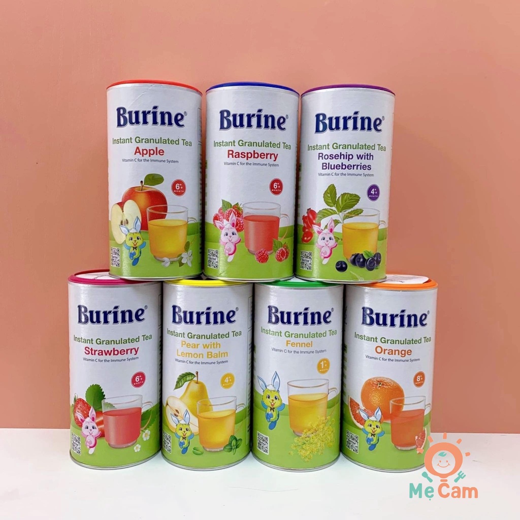 TRÀ CỐM HOA QUẢ BURINE CHO BÉ TỪ 1 THÁNG TUỔI