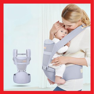 🍁 Địu em bé 4 tư thế (có ghế chống gù)