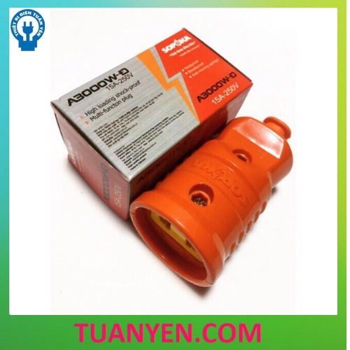Phích cắm âm siêu chịu tải A3000w-C3000w-P3000w2 SOPOKA - Phích cái - Phích Đực - Hàng Chính Hãng