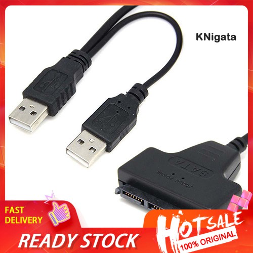 Cáp Chuyển Đổi Knigata Usb 2.0 Sang 2.5inch 22pin 7 + 15 Ata Sata 2.0 Hdd / Ssd