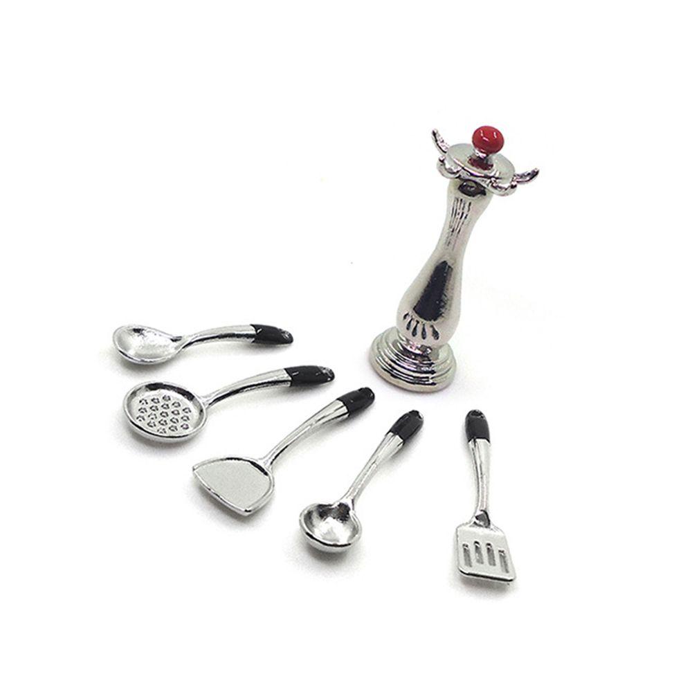 Bộ Dụng Cụ Nấu Ăn Thu Nhỏ Tỉ Lệ 1: 12 Cho Nhà Búp Bê