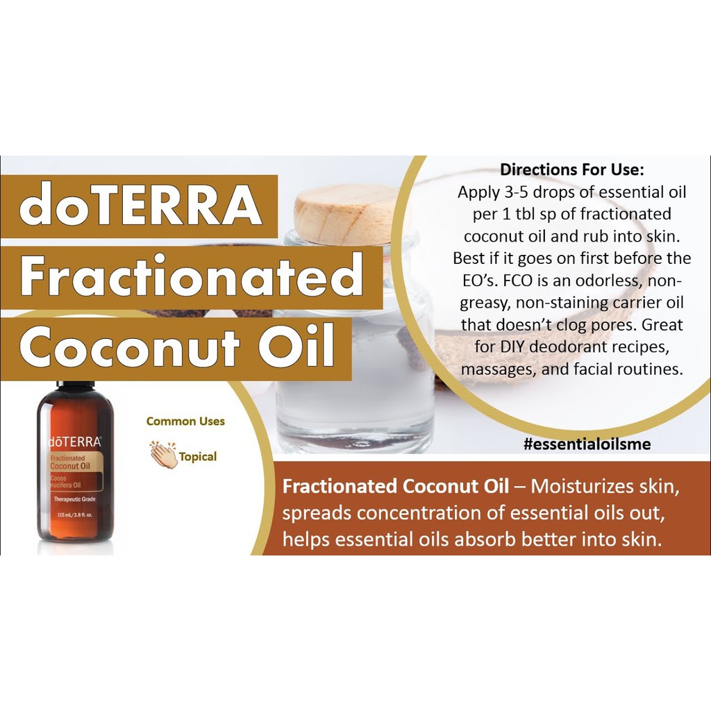 Dầu dừa Phân đoạn doTERRA Coconut Oil