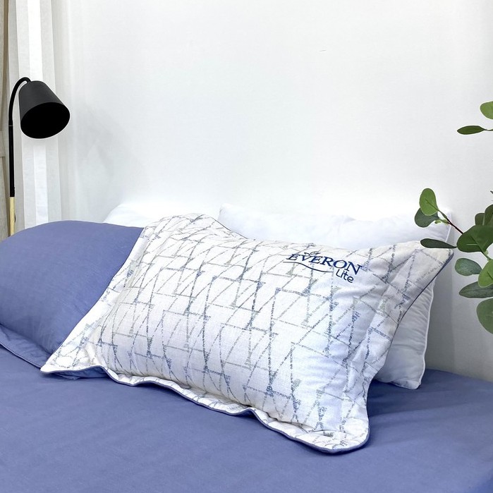 Vỏ Gối Nằm Chần Bông Cotton Hàn Quốc Everon Lite 45x65cm ( 1 cặp) | BigBuy360 - bigbuy360.vn