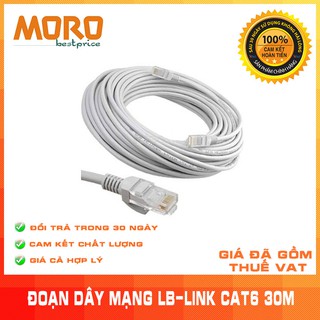 [Mã ELHA9 giảm 15% đơn 50K] Đoạn dây mạng LB-LINK Cat6 30M - Chính hãng