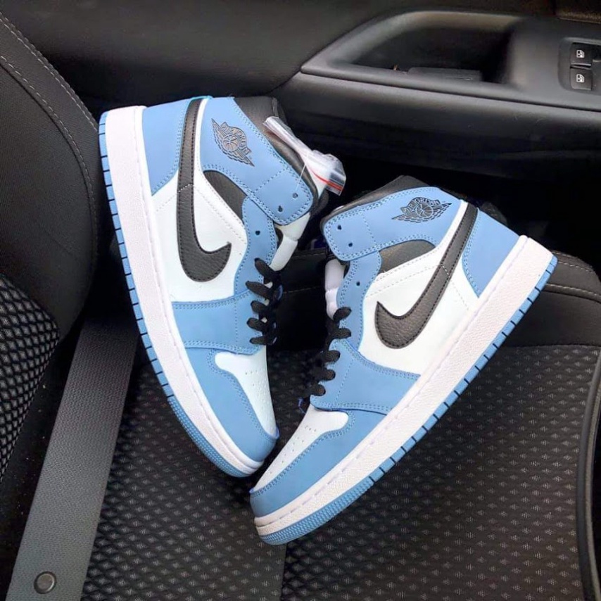 [FREE SHIP] Giày Thể Thao Jordan 1 xanh dương cao cổ, Giày JD1 nam nữ siêu hot Full Box
