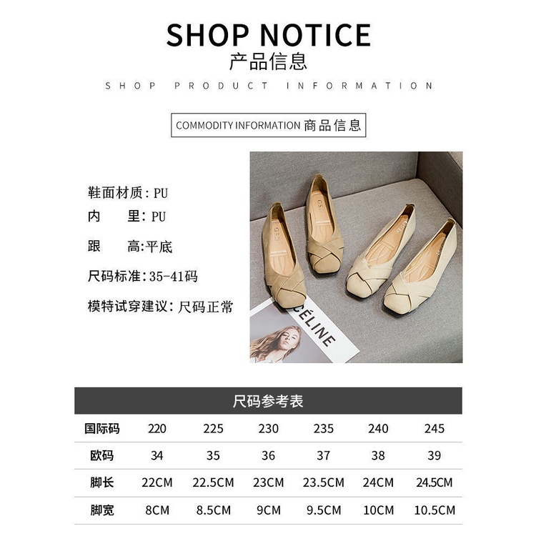 Giày Búp Bê Đế Bằng Thiết Kế Mới Thời Trang 2022 Dành Cho Nữ