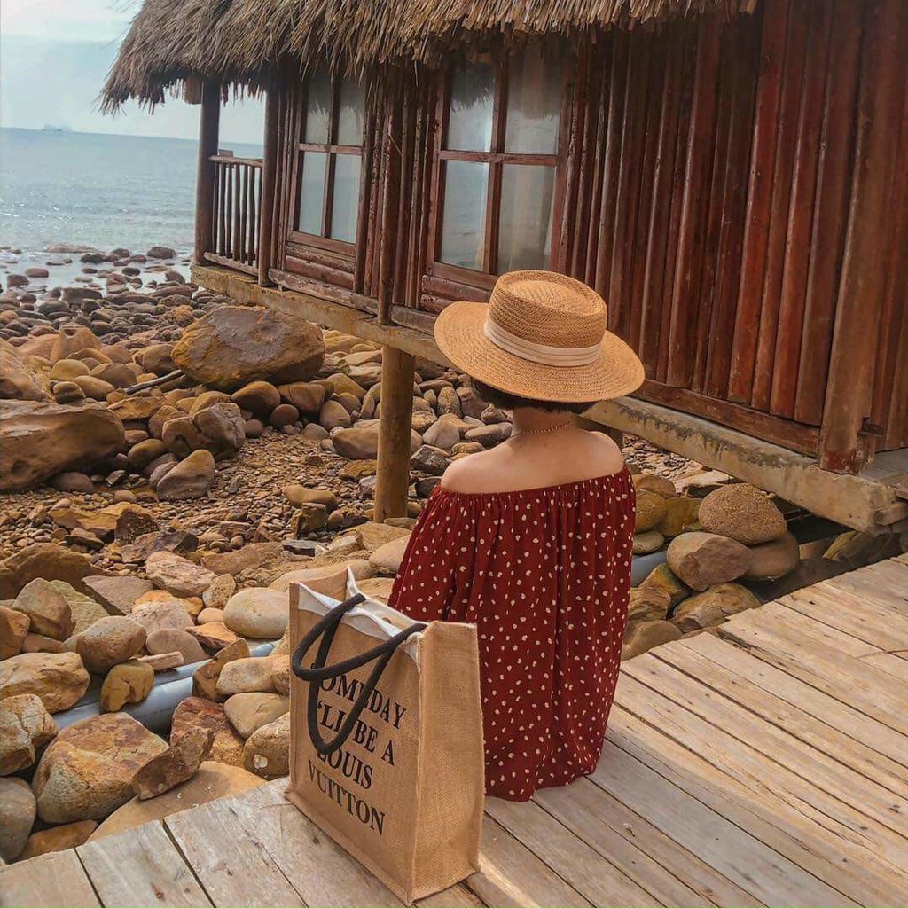 Mũ cói vành bé hottrend nam nữ đội được