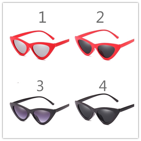 Kính mát mắt mèo phong cách cổ điển xinh xắn dành cho nữ kính chữ v nhiều màu