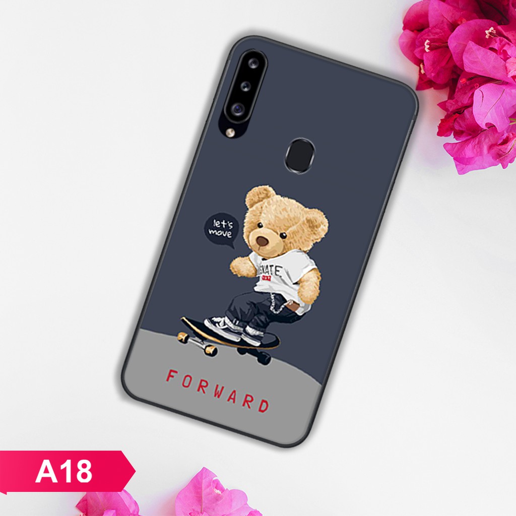 Ốp lưng điện thoại Samsung A10S/A20/A20S/A30 In hình mẫu GẤU BEER SIÊU CUTE