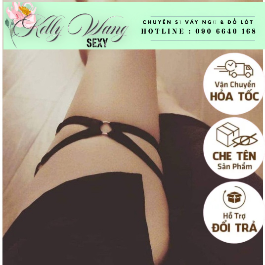 [KELLYWANG] [vòng chân] loại 2 dây phụ kiện cá tính. sexy cho phần đùi của chị em
