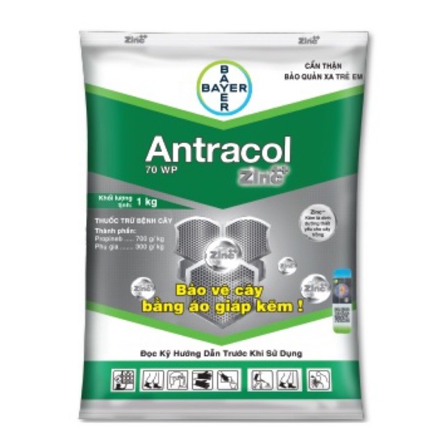 Thuốc trừ bệnh Antracol 70wp 100gam