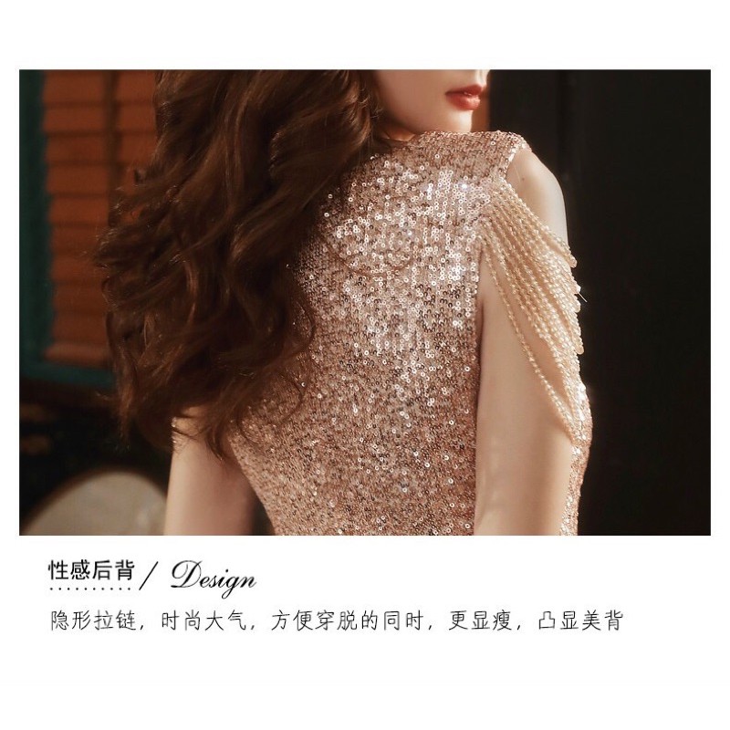 Đầm dạ hội kim sa cao cấp. Nhập QC. Clip | BigBuy360 - bigbuy360.vn