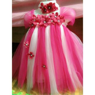 Váy tutu bé gái sọc hồng trắng xinh xắn👒👒