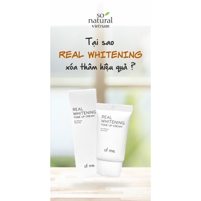 KEM BODY DƯỠNG TRẮNG DA BODY,NÁCH,MÔNG.BẸN OF ME. REAL WHITENING TONE UP CREAM NGĂN NGỪA THÂM SẠM I HÀN QUỐC CHÍNH HÃNG