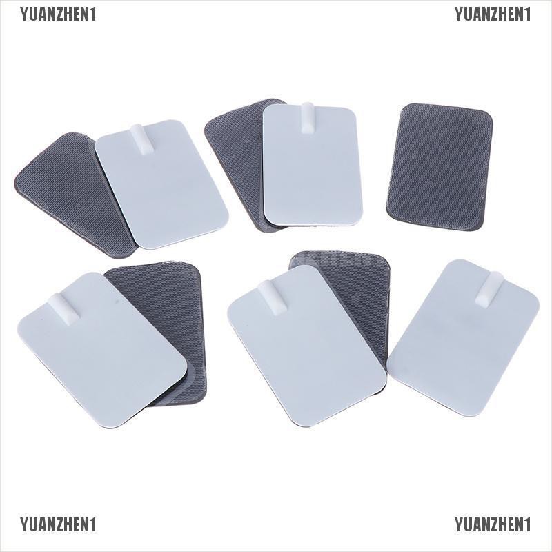 Bộ 10 đệm mát xa electrode cỡ 6*9cm có thể tái sử dụng tiện lợi