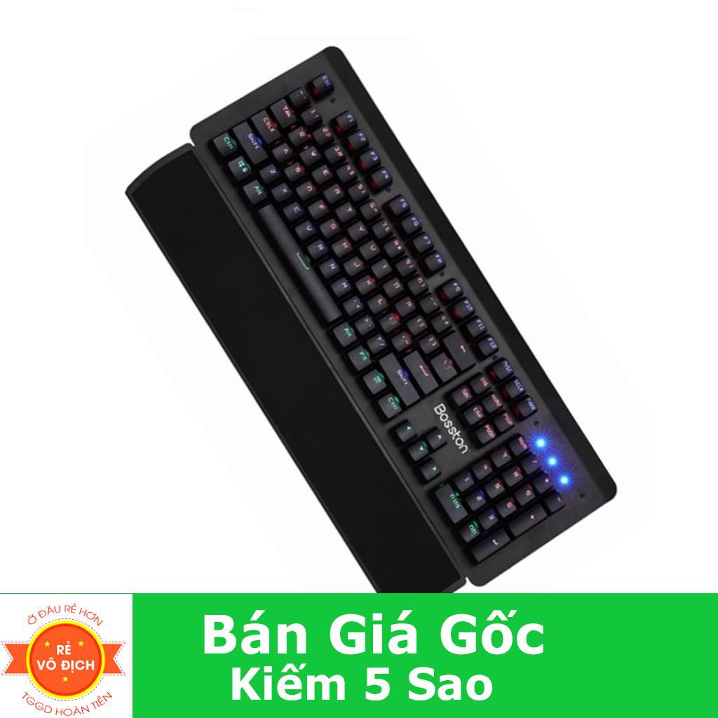Bàn phím cơ thật game chính hãng Bosston 916 tặng lót chuột xịn chơi game PS11103